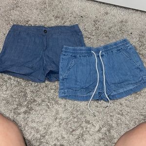 Dress jean shorts